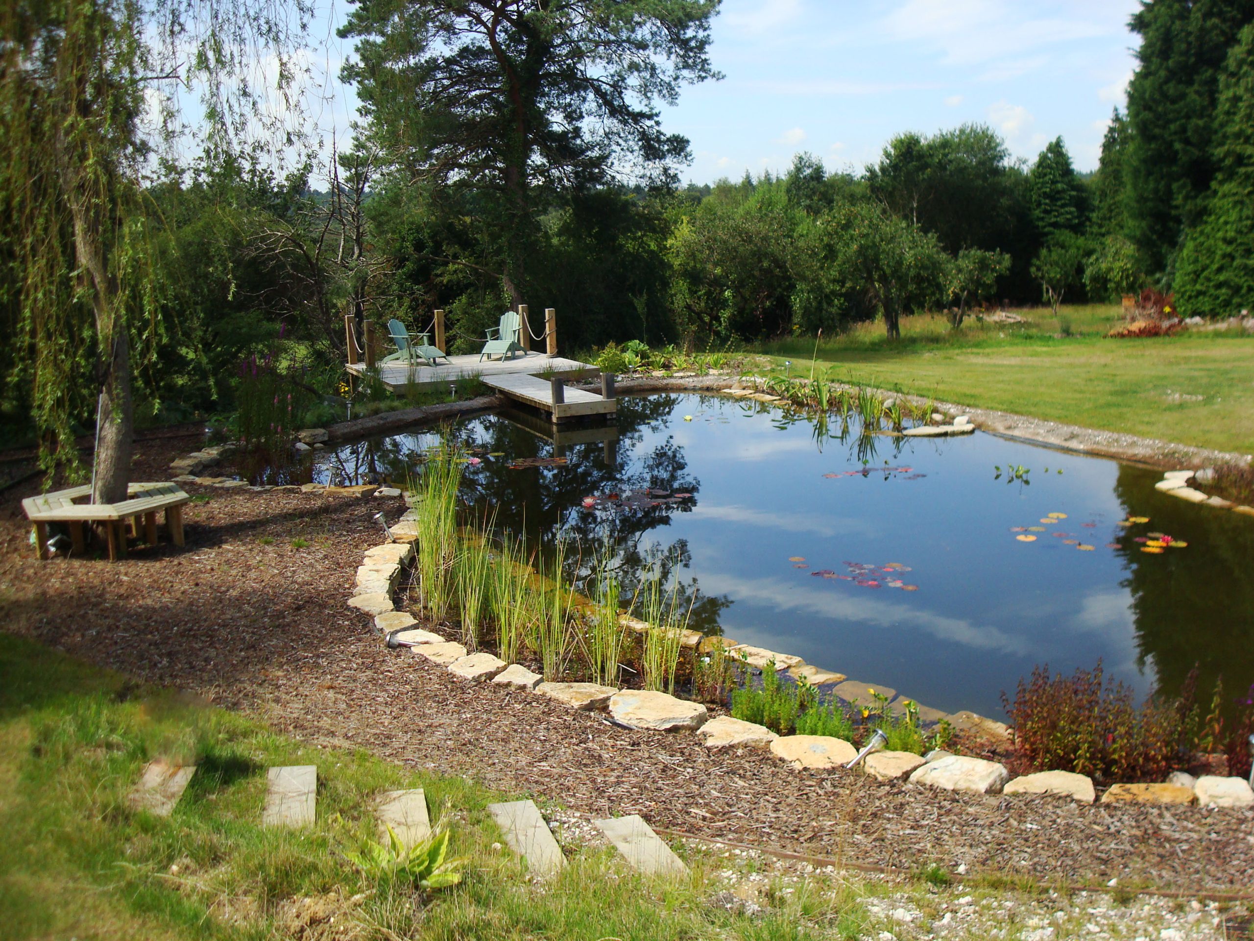 Bespoke Swimming Pond Liners UK