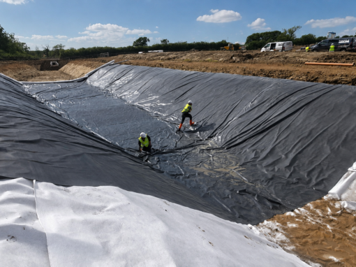 Attenuation Lagoons For New Housing In Gillingham